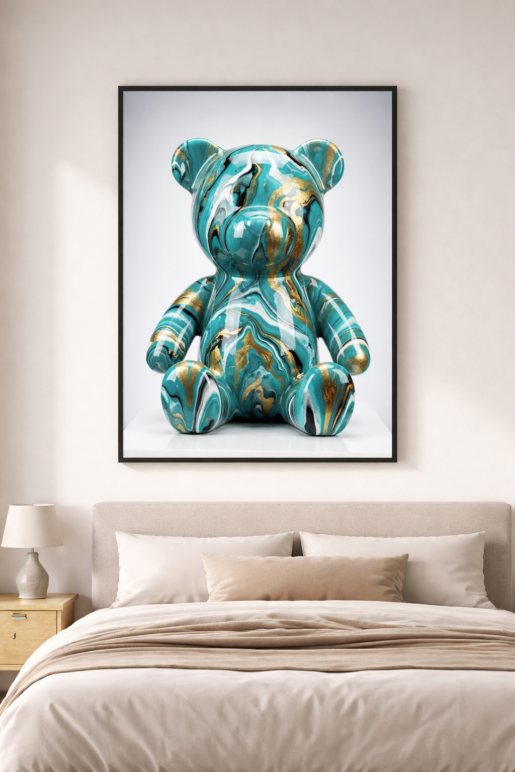 Marble Teddy Bear
