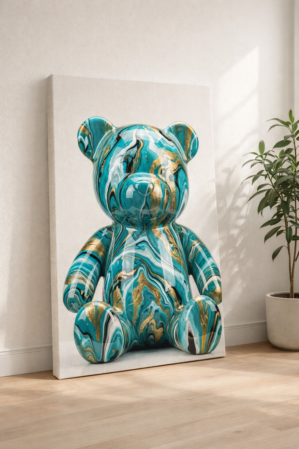 Marble Teddy Bear