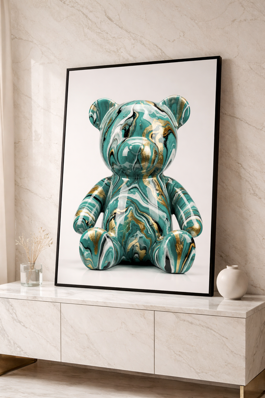 Marble Teddy Bear